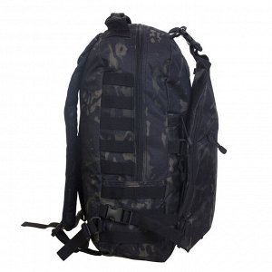 Рейдовый рюкзак камуфляж Multicam Black (15-20 л) (CH-070) - Рюкзак содержит вместительные карманы: внутренний для ноутбука/планшета, внутренний открытый, для документов, наружный спереди. Подходит ка