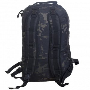 Рейдовый рюкзак камуфляж Multicam Black (15-20 л) (CH-070) - Рюкзак содержит вместительные карманы: внутренний для ноутбука/планшета, внутренний открытый, для документов, наружный спереди. Подходит ка