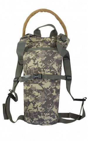 Камуфляжный рюкзак ACU с гидропаком - Химически-нейтральный питьевой материал гидропака. Хорошо подогнанный рюкзак для переноски гидратора. Межлямочная стропа и лямки с застежками Фастекс.