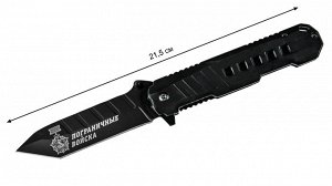 Складной нож «Пограничные войска - Хранить державу долг и честь» - специальное предложение от Военпро по самой низкой цене за нож из стали марки 3Cr13 (57 HRC)! Супер-вариант для пограничников, которы