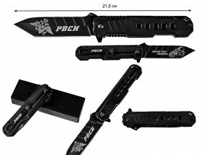 Армейский нож «РВСН - После нас тишина» - шикарный подарок для ракетчиков - недорогой складной нож с символикой РВСН. Качественная сталь 3Cr13 с твердостью закалки до 57 HRC (7) №1211