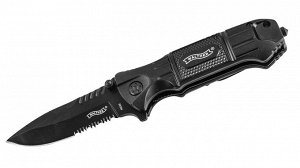 Нож Walther Black Tac Lock Knife 440SS (Только в этом месяце - отличные брендовые ножи из фабричной поставки по себестоимости. Специальная акция от Военпро!) №519