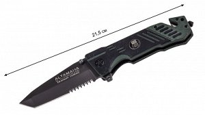 Тактический нож танто RUI RK-19549 Altamaha (Испания) (Серьезный тактический нож для выживания и спасения в экстренных ситуациях. Острейший и прочный клинок с титановым покрытием, стеклобой, рукоятка