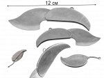 Нож брелок скрытого ношения Martinez Albainox® Silver Leaf отличный нож, испанского производителя, складывающийся в форму листка №1254