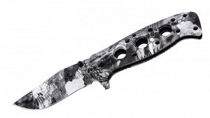 Складной нож Kryptek Camo Clip Point (Отличный тактический нож с камуфляжным покрытием Kryptek лезвия и рукоятки. Актуален как в лесу, так и на каждый день в городе!) № 1095