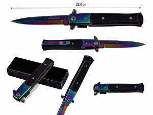 Нож стилет Milspec Stiletto 1066 (США) 89 mm - удобный стилет с радужным клинком 3.5'. Шикарная цена только в этом месяце, но количество ограничено! №569