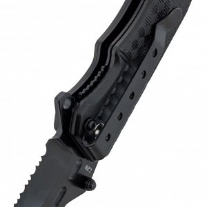 Спасательный складной нож Cold Steel 229 FD № 291 (Функциональный аварийный фолдер с серрейтором и стеклобоем. Клинок типа танто. Доступен со скидкой по акции!)