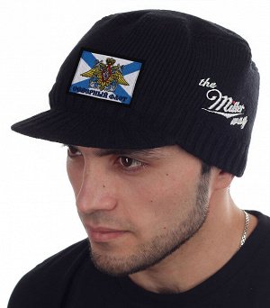 Мужская шапка-кепка с козырьком от Miller Way - нашивка ВМФ России Северный флот от дизайнеров Военпро. Высокое качество по доступной цене!