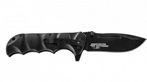 Тактический складной нож с гравировкой "Полиция" - изделие уникальное, изготовлено на базе ножа United States Marine Corps образца 2019 года. (I-15) №1189