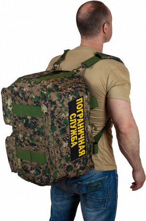 Дорожная тактическая сумка-баул с нашивкой ПС - кроме МЕГА вместительности, большим плюсом является возможность переносить баул как рюкзак!