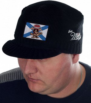 Утепленная кепка-шапка Miller с нашивкой ДШБ Морпех - эмблема от наших дизайнеров выгодно украшает тулью. НЕ УПУСТИ эту возможность!