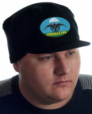 Трикотажная мужская шапка Miller Way с нашивкой Спецназ ГРУ - фирменное качество, удобная посадка, приятная цена. Мода меняется, но стиль – НИКОГДА!