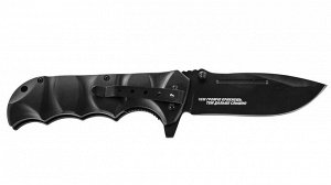 Складной нож с гравировкой "Войска связи" - отличное качество стали, удобная рукоятка. Только для настоящих мужчин! (I-1) №1169