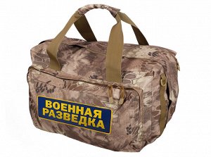Камуфляжная сумка-рюкзак Военной разведки – многофункциональная система с основным и доп. отделениями