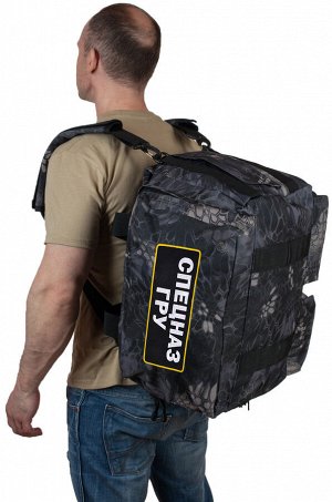 Тактическая сумка с характером рюкзака и нашивкой Спецназ ГРУ – снаряга, которая НЕ подведет!