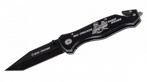 Аварийно-спасательный нож МЧС - качественная сталь отлично держит заточку (48-C) № 1066Г