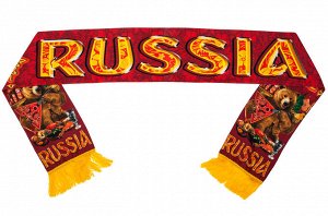 Шелковый шарф "Russia" – прокачай свой фанатский скилл яркой атрибутикой! №5