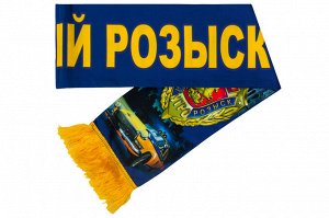 Шёлковый шарф "МУР. Уголовной розыск 100 лет" №93