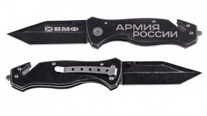 Складной нож ВМФ - клинок типа танто, клипса, стеклобой - строгий функционал для Армии и Флота. Эксклюзив в военторге Военпро № 1090Г