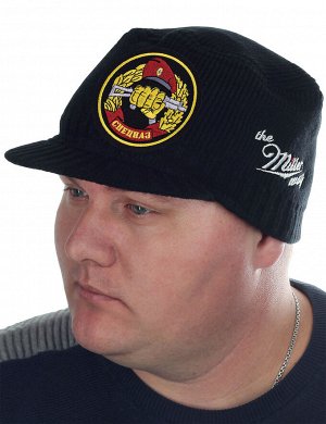 Милитари кепка Miller Way с нашивкой «Спецназ» - тёплая и удобная мужская шапка на несколько сезонов. Уже в наличии в Москве! Спеши купить для себя или на подарок