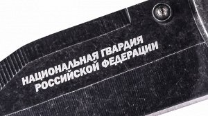 Тактический нож "Росгвардия" - складной аварийный нож с символикой Национальной гвардии Российской Федерации. Только в военторге Военпро! (C-17) №1157