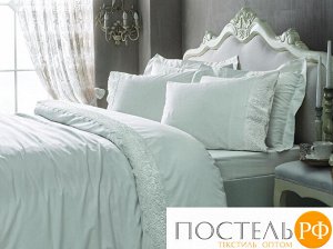 1212T10662187 Tivolyo home КПБ ELEGANT 2 сп бирюзовый (Подарочная Коробка)