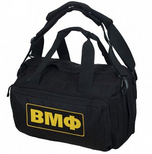 Надежная тактическая сумка-баул ВМФ - очень удобная, практичная и функциональная модель из высококачественной ткани черного цвета! №9