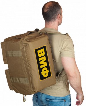 Походная мужская сумка с нашивкой ВМФ - позволит поместить необходимые предметы для выживания в полевых условиях! №10