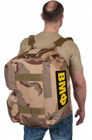 Дорожная камуфляжная сумка с нашивкой ВМФ - практичная и вместительная, незаменима для любого активного мужчины!!!