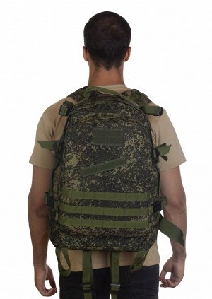 Надёжный военный рюкзак на 30 л (русский камуфляж "Цифра") (CH-027) №130