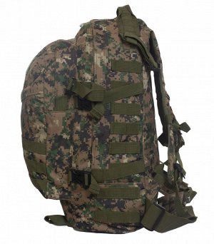 Штурмовой рюкзак камуфляжа Марпат (30 л) (CH-027) №125 - Рюкзак выполнен из прочного влагозащитного нейлона. Эргономика рюкзака позволяет сохранять его форму вне зависимости от загрузки. Рюкзак удобен