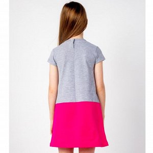 Платье FOX Ткань: Пике Состав: 100% хлопок Производство: Россия Голубой;Розовый;Серый
