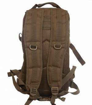 Лучший рюкзак хаки-песок на 25 литров (CH-071) №105- Рюкзак состоит из двух больших отделений с застежкой-молнией с различными сетчатыми внутренними карманами, двух маленьких передних карманов, а такж