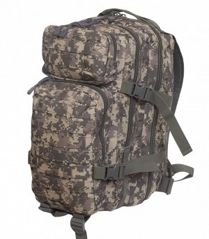 Удобный рюкзак на 25 литров камуфляжа ACU (CH-071) №106- На тыльной стороне мягкая подкладка из ЭВА, покрытая дышащей сеткой, обеспечивающая высокий комфорт использования. Ниже находится закрывающееся