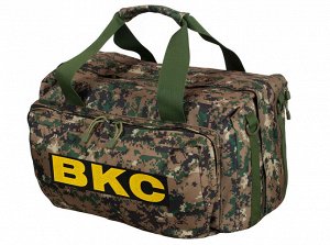 Армейская дорожная сумка с нашивкой ВКС - камуфляж MARPAT Digital Woodland, СУПЕР вместительность!