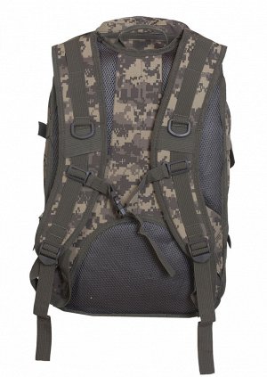 Тактический рюкзак камуфляжа ACU (CH-059) №117 - Выполнен из водонепроницаемого, устойчивого к истиранию и загрязнениям нейлона (800D). Закрывается клапаном, фиксируется прочной застежкой типа фастекс