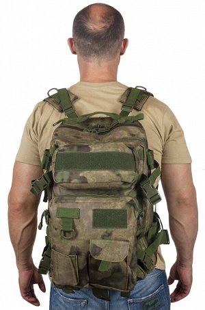 Армейский рюкзак с подсумками полевой камуфляж Росгвардии "Мох" (15-20 л) - подходит как профессиональным военным, так и туристам, охотникам и выживальщикам (CH-068) №41