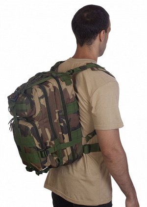 Военный рюкзак камуфляжной расцветки Woodland (15-20 л) (CH-013) №143 - Качественные материалы и фурнитура позволяют значительно увеличить срок службы рюкзака и надолго сохранить его эффективность даж