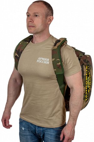 Военная дорожная сумка с нашивкой Танковые Войска - изготовлена из лучших материалов, практична и долговечна, ОТЛИЧНЫЙ подарок мужчине!