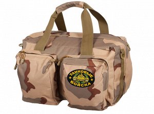 Тактическая надежная сумка с нашивкой Танковые Войска - НАСЛАЖДАЙТЕСЬ горячим предложением!!! Расцветки пустынный камуфляж Desert 3-color!