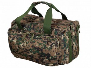 Дорожная армейская сумка с нашивкой Танковые Войска - камуфляж MARPAT Digital Woodland! Отличная вместительность, надежная ткань!