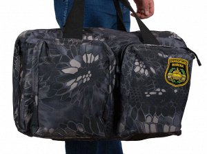 Мужская дорожная сумка с нашивкой Танковые Войска - непромокаемый материал, разнообразные отделения и карманы!!! НЕЗАМЕНИМА в поездках и командировках!