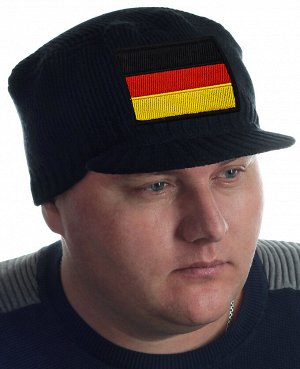 Утепленная кепка Miller Way с триколором Германии - брендовое качество, беспроигрышный цвет. С нами слова «недорого» и «модно» станут синонимами
