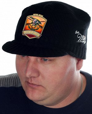 Черная мужская кепка Miller Way с нашивкой РУССКАЯ ОХОТА - Высокое качество от популярного бренда, сниженная цена от Военпро! НЕ ТЕРЯЙСЯ!