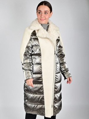пальто Состав верха: 100% полиэстер,
ткань с лазерным напылением ,
длина 110 см
Отделка: 100% натуральный мех
Состав утеплителя: 90% пух, 10% перо