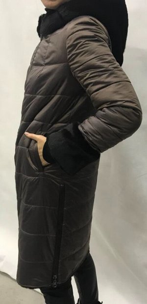 пальто Пальто двухсторонее , эконорка , длина 95 см