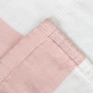 Покрывало хлопковое Этель «Полоса розовая» 230х200 см