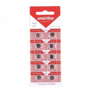 Батарейки SmartBuy AG11 BL10, арт.012026