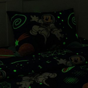 Детское постельное белье 1,5 сп Neon Series, "Mickey", Микки Маус, 143*215 см, 150*214 см, 50*70 см -1 шт