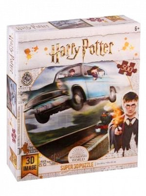 Пазл Super 3D 500 арт.32512 "Harry Potter. Летающая машина" 6+